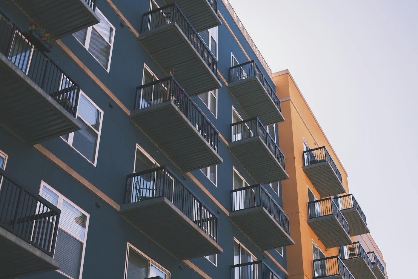 Midrise multifamily apartment building